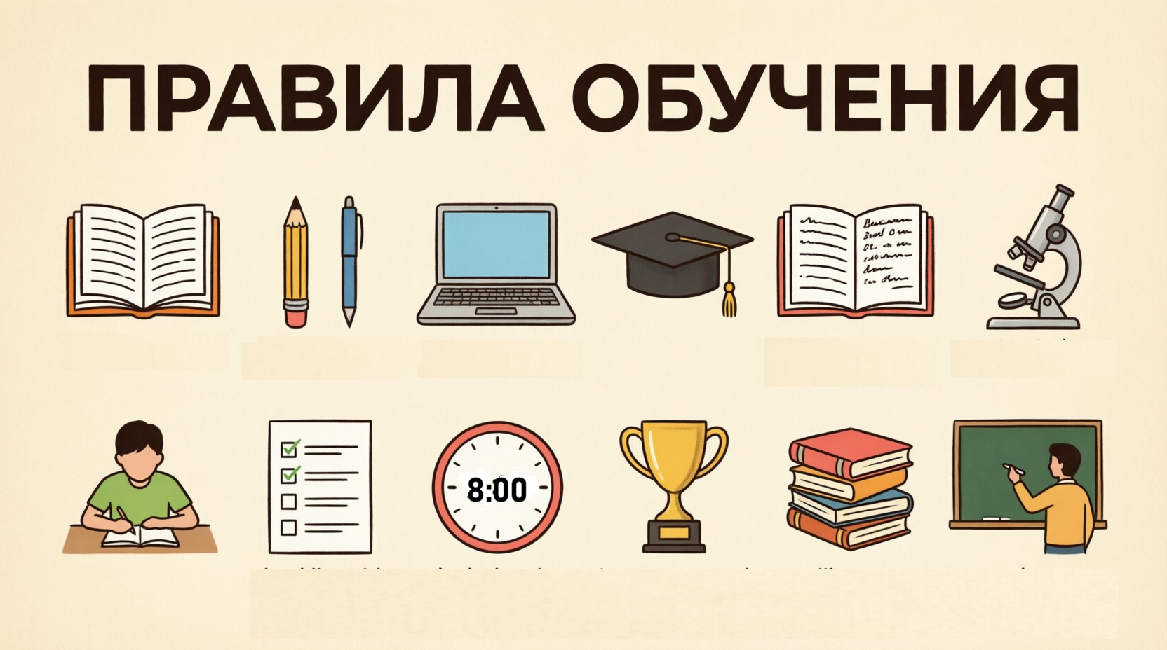 Правила обучения. Права и обязанности учащегося.